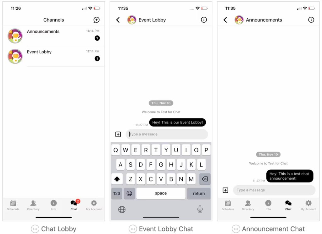 Product Updates: Boost Networking Streamline Event Ticketing And Registration 2 Screenshots Of Event Ticketing And Event Chat In Action