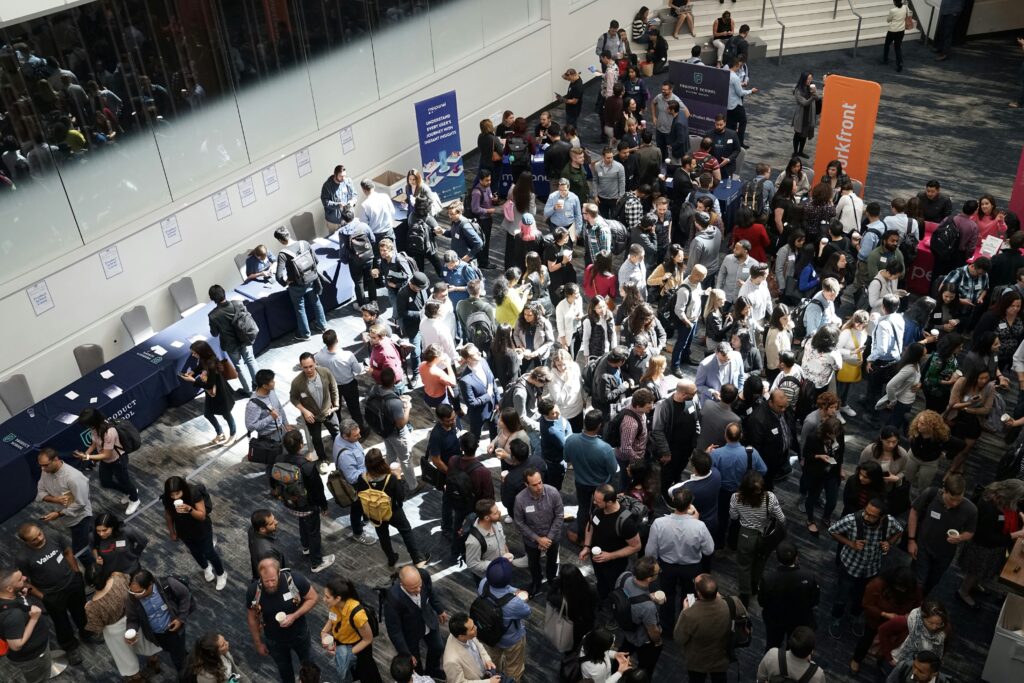 How To Boost Audience Engagement At Panel Discussions 4 See Of People Networking Before Panel Discussions