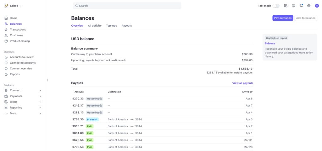 Setting Up Paid Registration (Stripe Configuration) 3 Stripe Balances