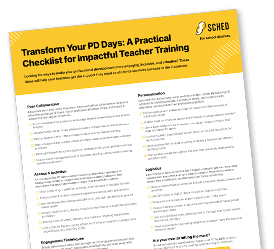 A Practical Checklist For Impactful Teacher Training 2 Banner Checklist2