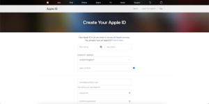 Applying For Developer Accounts 1 Create Apple Id