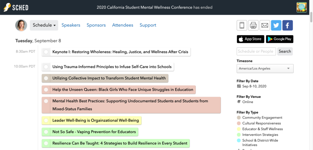 California Student Mental Wellness Conference 2 Csmwc