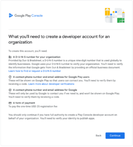 Applying For Developer Accounts 7 Google Dev 2