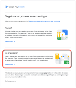 Applying For Developer Accounts 6 Google Dev