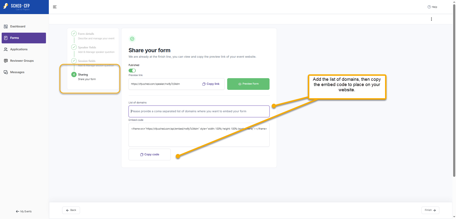 How To Get The Form Embed Code 1 Image 17