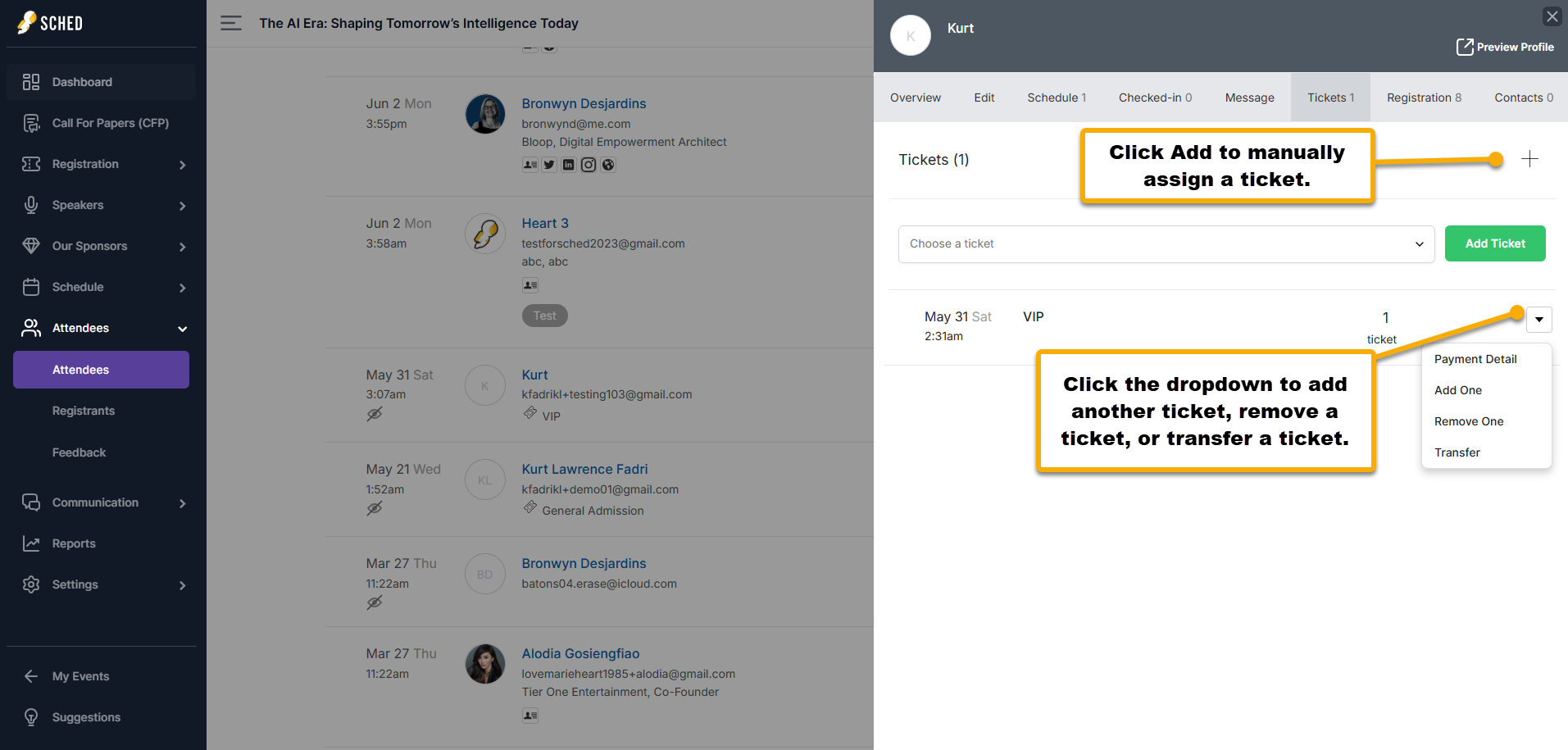 How To Manually Add, Remove, Or Transfer A Ticket In Sched 2 Image 8