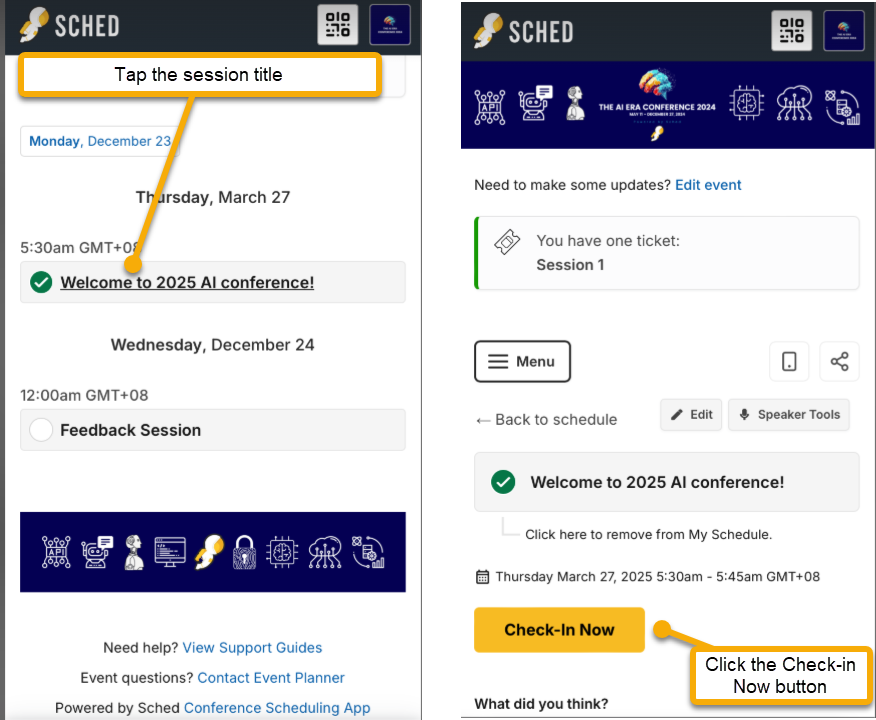 Qr Code Checkin: Event &Amp;Amp; Session Checkin Guide 7 Image 4