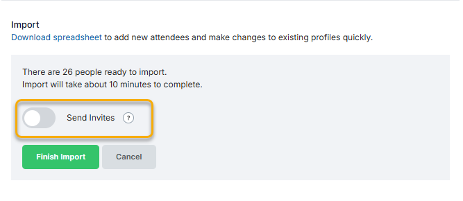 Welcome Invites 6 Invites Via Spreadsheet