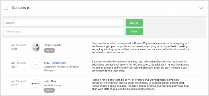 Easier Event Planning Is Yours To Enjoy: Registration, Call For Papers, Networking And More! 19 Net Contact Search 1