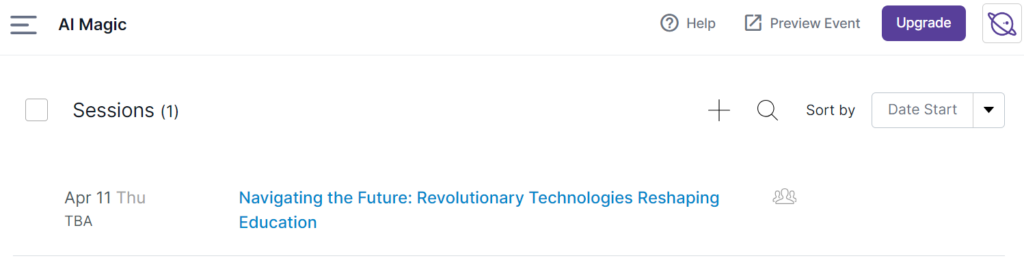 Magical Ai Descriptions: Chatgpt Prompts To Make Your Event Titles And Descriptions Take Off! 2 Screenshot Of Ai Descriptions On Sched Event Platform