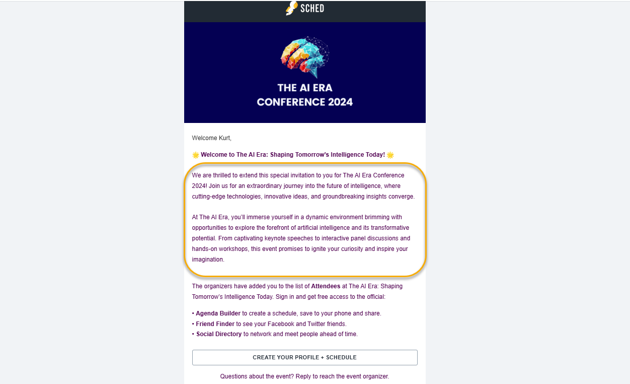 Customize Your Emails 2 Welcome Custom Intro