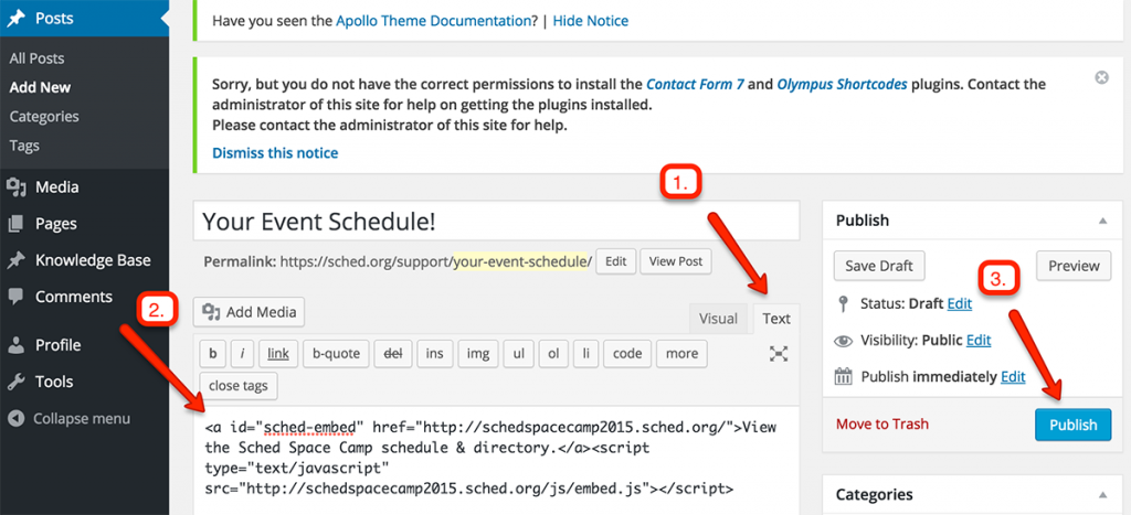 Embed In Your Site 7 Wordpress Embed
